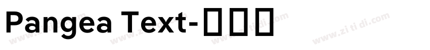 Pangea Text字体转换